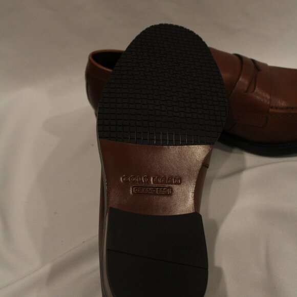 NEW COLE HAAN MEN\'S MODERN CLASSICS PENNY LOAFER‎ BRITISH TAN SZ 8
